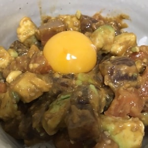 混ぜるだけ簡単⭐️海鮮ユッケ丼